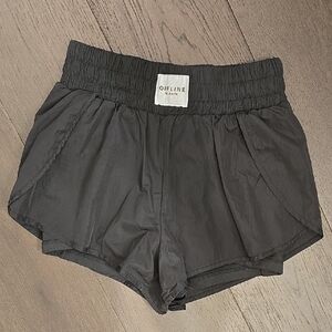 Aerie Black Athletic Shorts Lightweight Elastic Waist